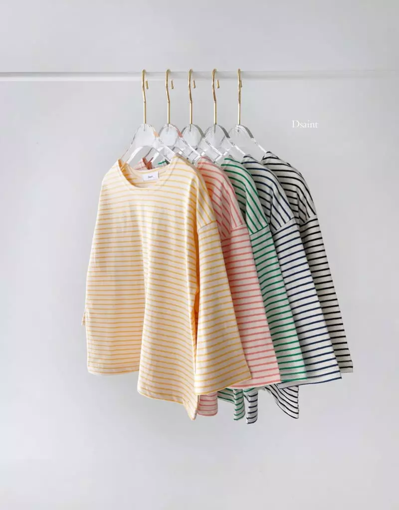 Dsaint - Korean Children Fashion - #childofig - Simple Stripes Tee