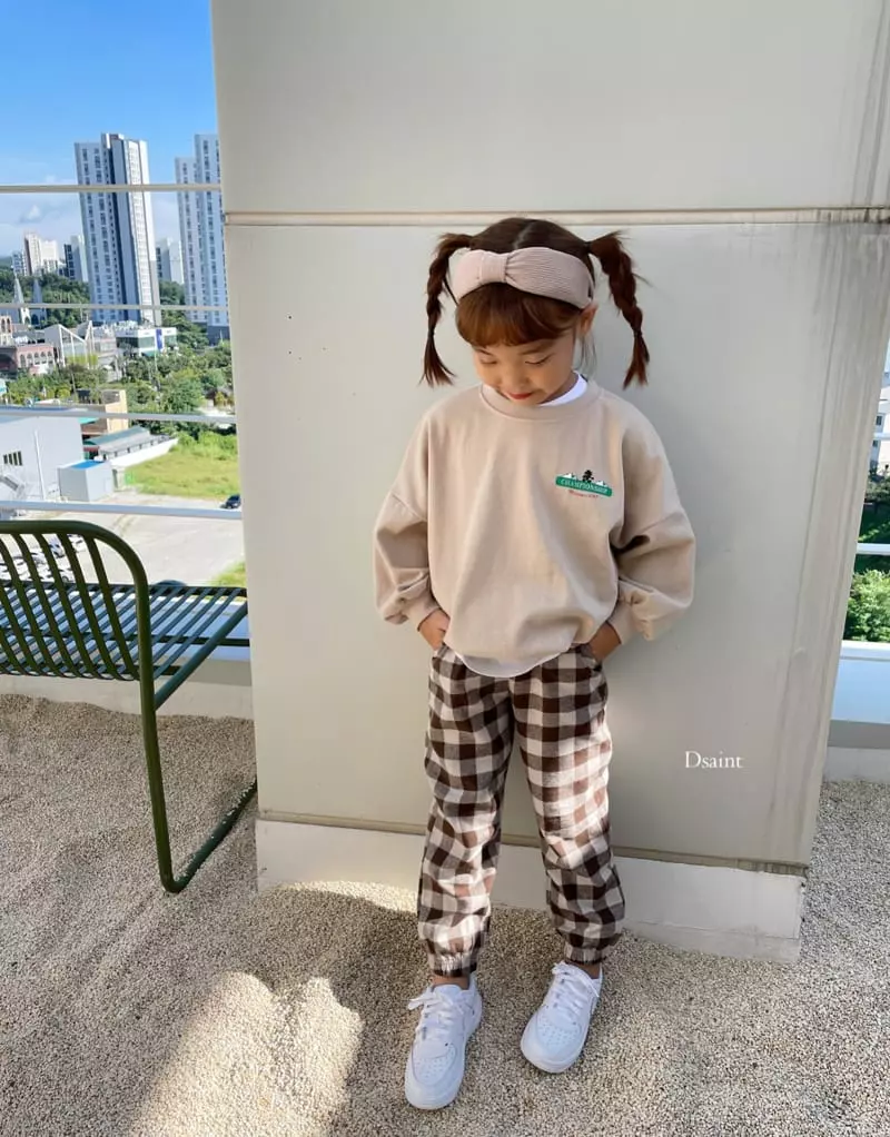 Dsaint - Korean Children Fashion - #childrensboutique - Simple Check Pants - 3