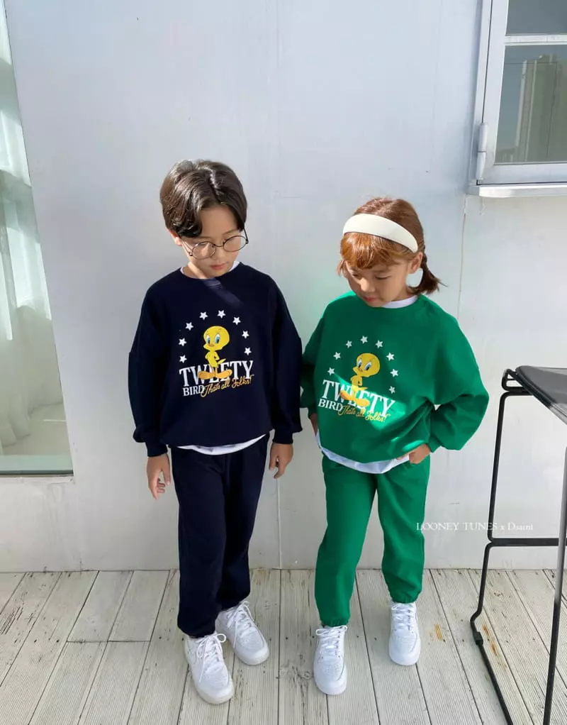 Dsaint - Korean Children Fashion - #childrensboutique - Star Twity Top Bottom Set