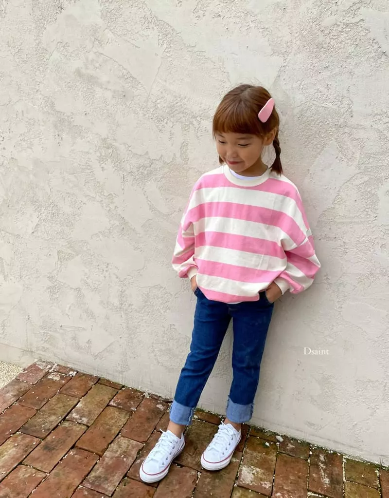 Dsaint - Korean Children Fashion - #childofig - Rolly Roll-up Jeans - 4
