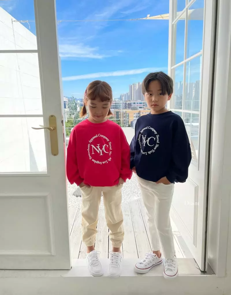 Dsaint - Korean Children Fashion - #childrensboutique - NYC Sweatshirt