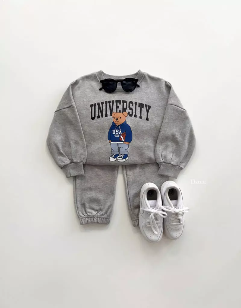 Dsaint - Korean Children Fashion - #childrensboutique - Ur Bear Set - 3
