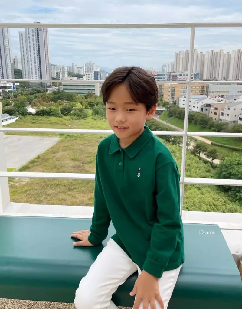 Dsaint - Korean Children Fashion - #childrensboutique - Mini Bear PK Tee - 2