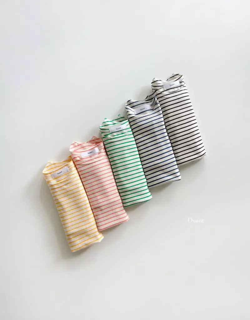 Dsaint - Korean Children Fashion - #childrensboutique - Simple Stripes Tee - 2