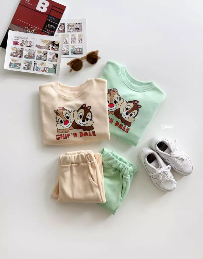 Dsaint - Korean Children Fashion - #childrensboutique - Bubibubi Chip And Dale Set