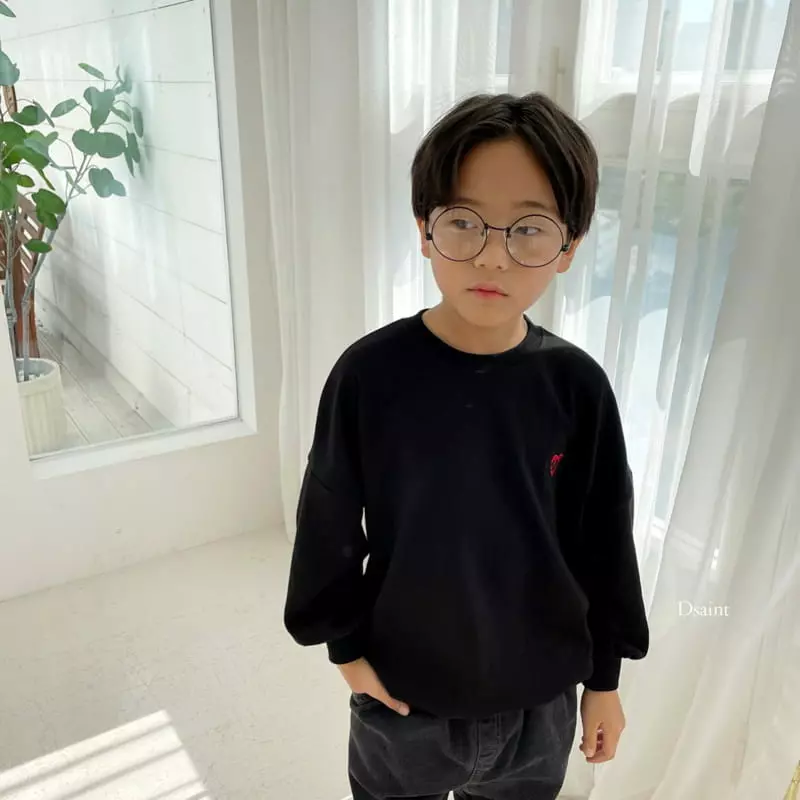 Dsaint - Korean Children Fashion - #designkidswear - Heart Sweatshirt - 5