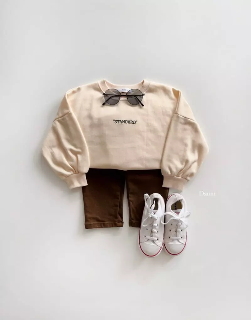 Dsaint - Korean Children Fashion - #designkidswear - Back Stan Embroidery Sweatshirt - 10