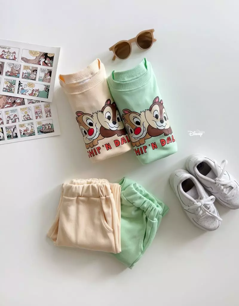 Dsaint - Korean Children Fashion - #designkidswear - Bubibubi Chip And Dale Set - 2