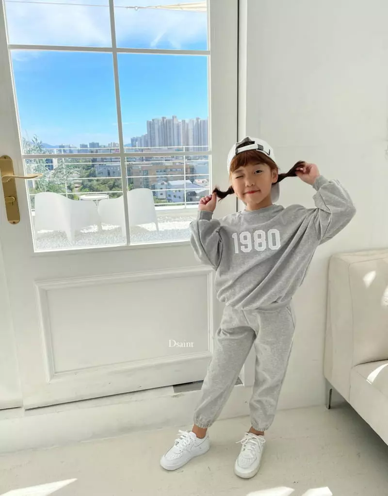 Dsaint - Korean Children Fashion - #discoveringself - 1980 Patch Embroidery Top Bottom Set - 2