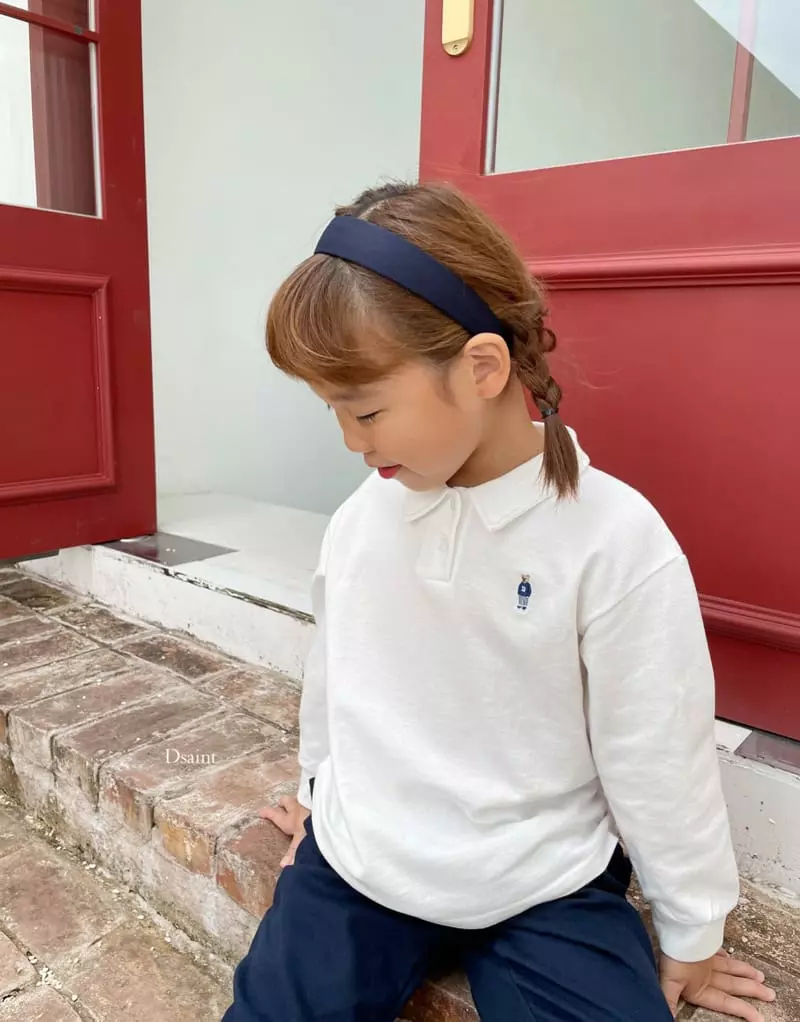 Dsaint - Korean Children Fashion - #designkidswear - Mini Bear PK Tee - 4