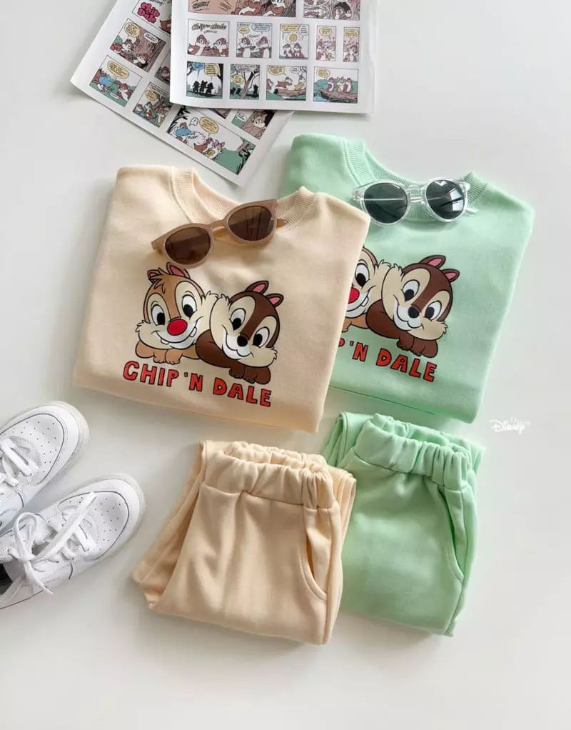Dsaint - Korean Children Fashion - #discoveringself - Bubibubi Chip And Dale Set - 3