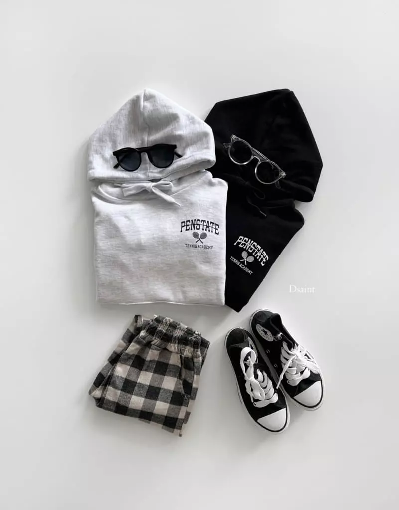 Dsaint - Korean Children Fashion - #discoveringself - Pen Tennis Hoody - 2