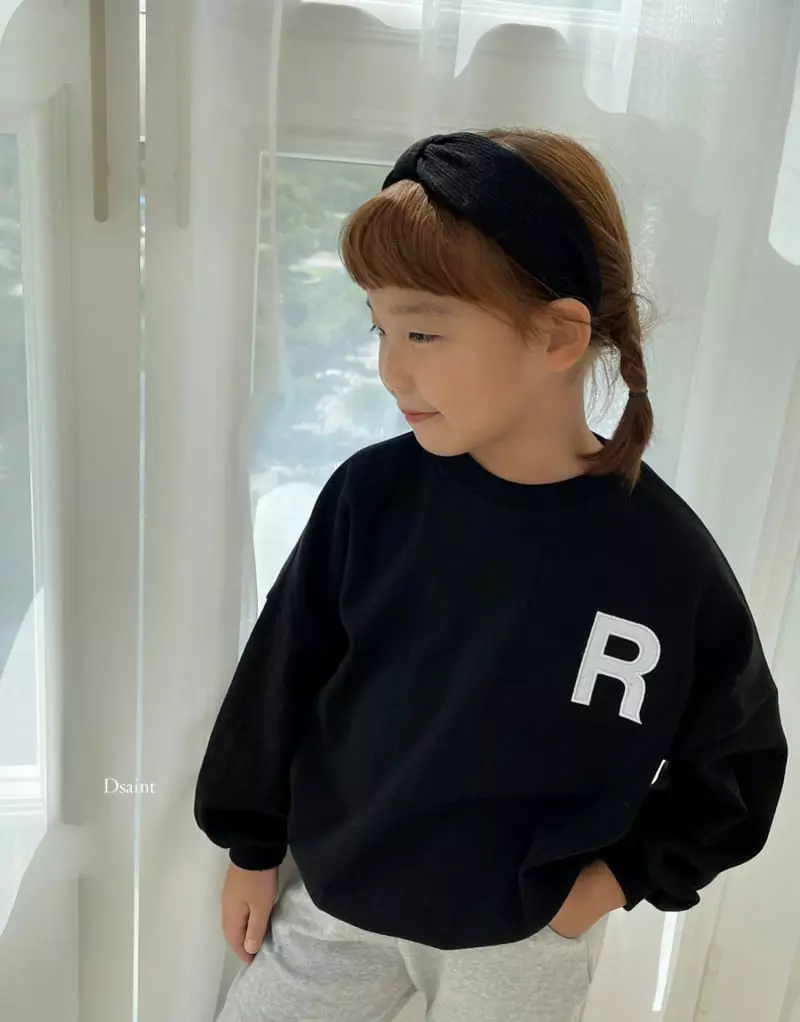 Dsaint - Korean Children Fashion - #fashionkids - R Patch Sweatshirt - 3