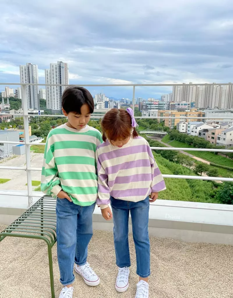 Dsaint - Korean Children Fashion - #fashionkids - Dreaming Stripes Sweatshirt - 9