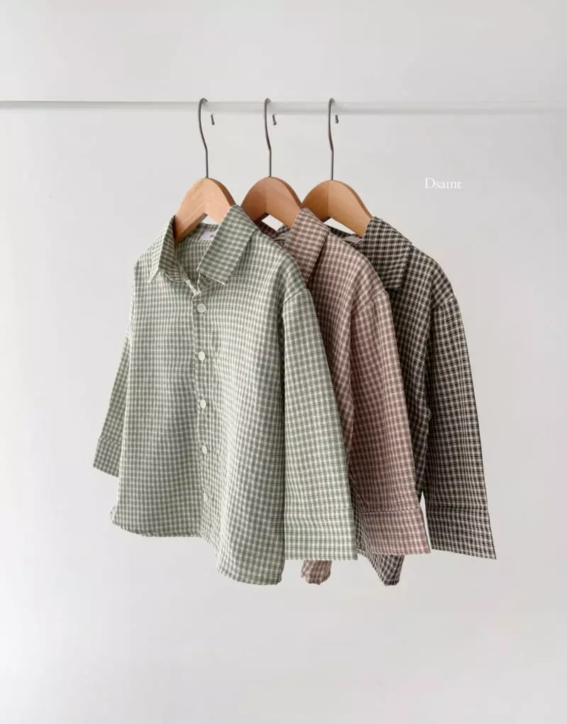 Dsaint - Korean Children Fashion - #fashionkids - My Find Check Shirt - 3