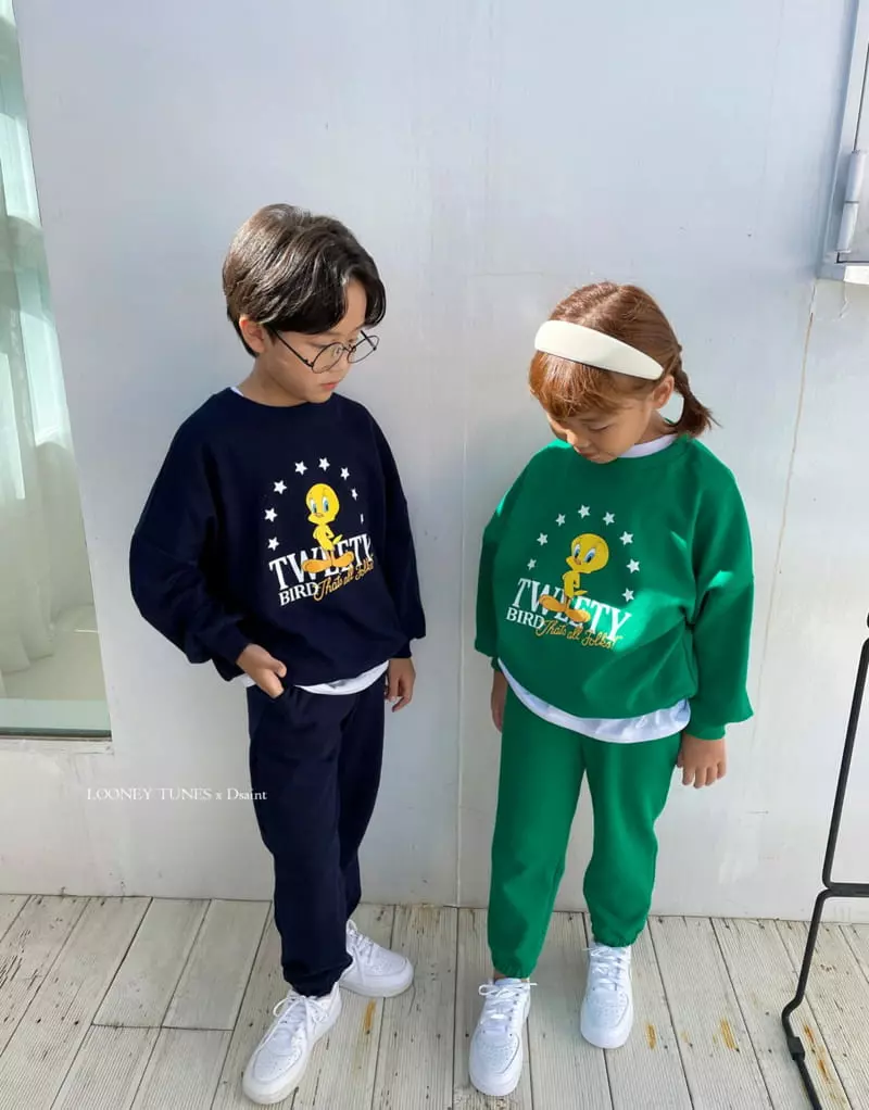 Dsaint - Korean Children Fashion - #kidsshorts - Star Twity Top Bottom Set - 5