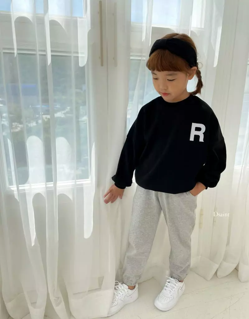 Dsaint - Korean Children Fashion - #fashionkids - R Patch Sweatshirt - 4