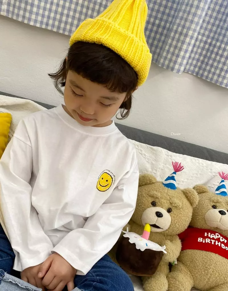 Dsaint - Korean Children Fashion - #kidsshorts - Together Smile Tee