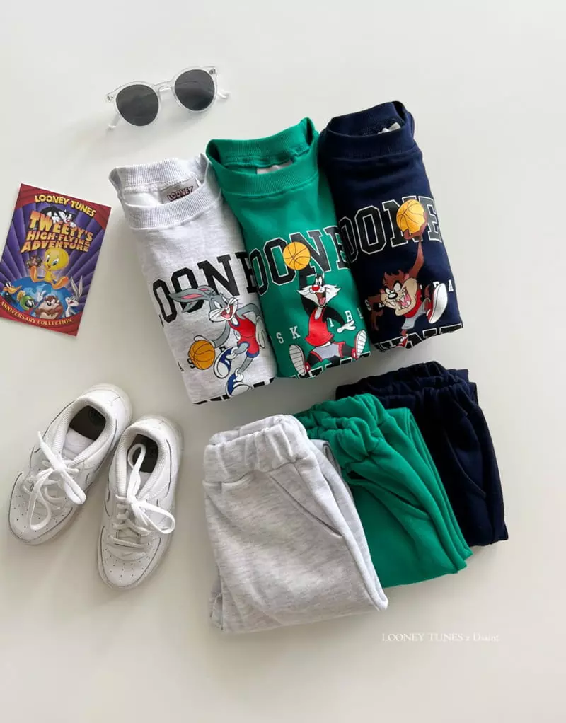 Dsaint - Korean Children Fashion - #kidsshorts - Tun Basketball Friends Set - 5