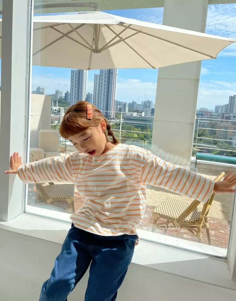 Dsaint - Korean Children Fashion - #kidsshorts - Classic Stripes Tee - 12