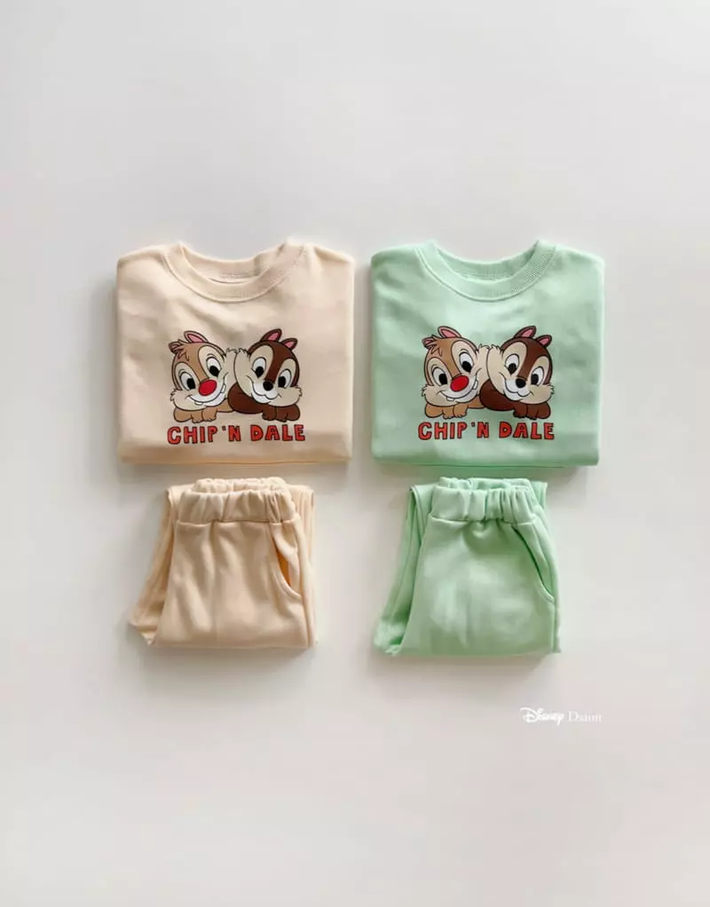 Dsaint - Korean Children Fashion - #kidsshorts - Bubibubi Chip And Dale Set - 5