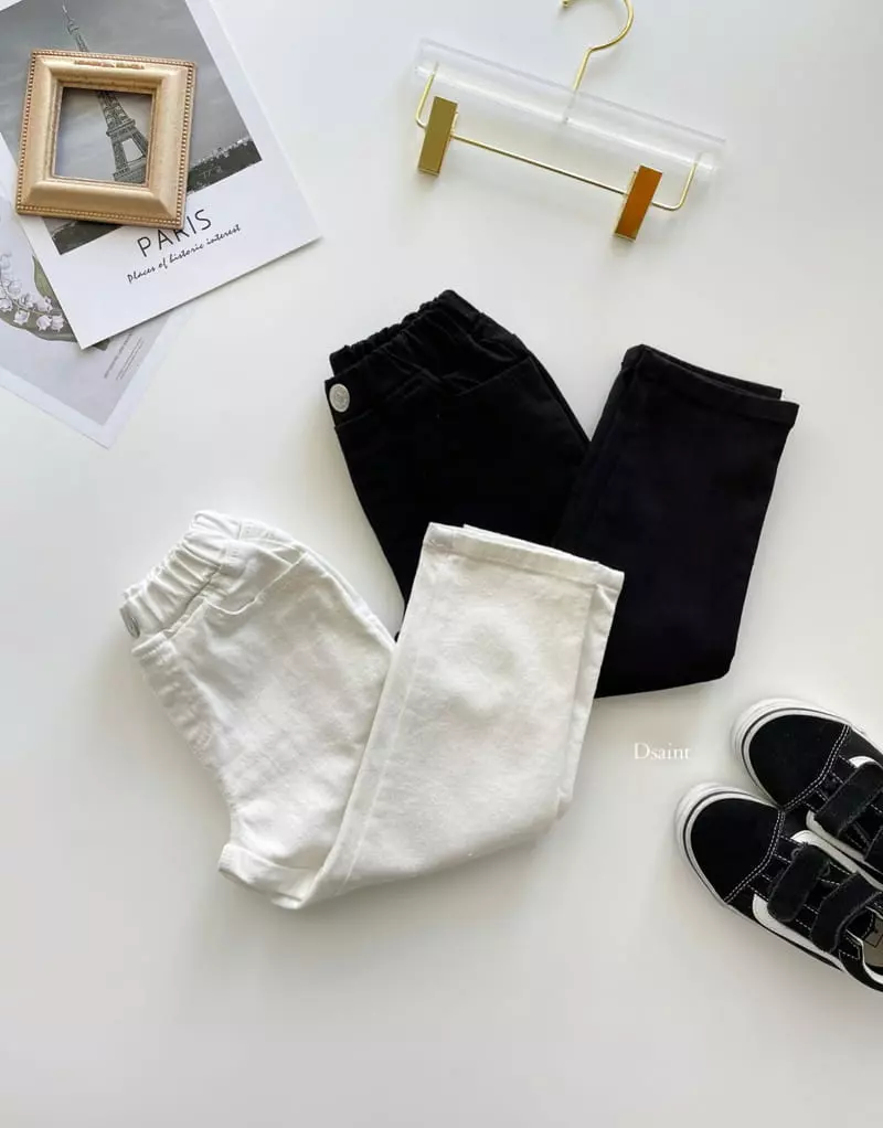 Dsaint - Korean Children Fashion - #kidsshorts - Gamgak Straight Jeans - 3