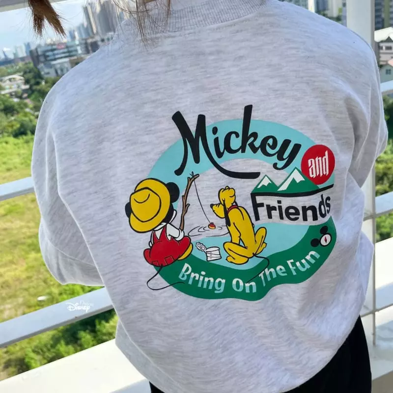 Dsaint - Korean Children Fashion - #kidsstore - Fishing Mickey Fluto Sweatshirt - 3