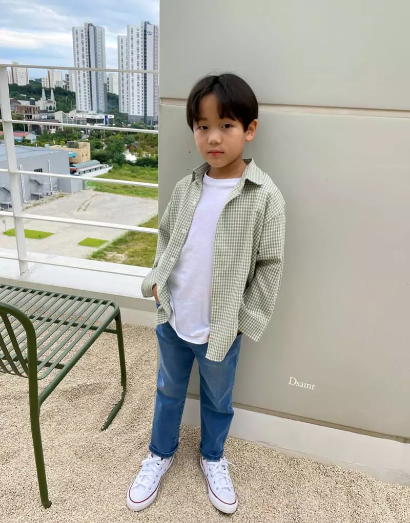 Dsaint - Korean Children Fashion - #kidsstore - Washing Jeans - 2