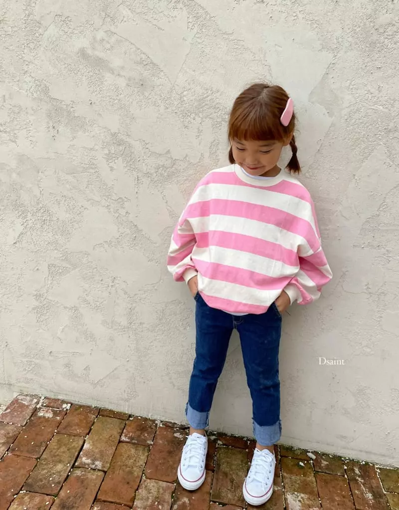 Dsaint - Korean Children Fashion - #kidsstore - Dreaming Stripes Sweatshirt - 11