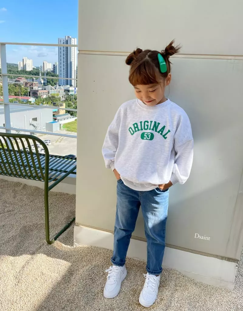 Dsaint - Korean Children Fashion - #kidzfashiontrend - Washing Jeans - 3