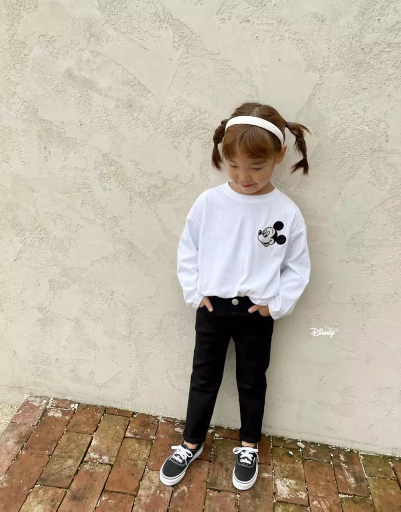 Dsaint - Korean Children Fashion - #kidzfashiontrend - Big Mickey Stripes Tee - 5