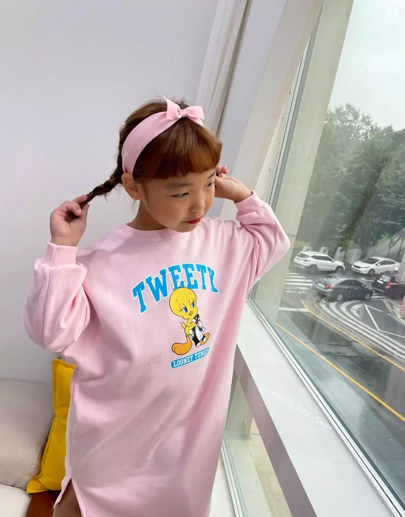 Dsaint - Korean Children Fashion - #kidsstore - Twit Silbe Slit One-piece - 4