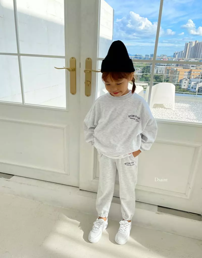 Dsaint - Korean Children Fashion - #kidzfashiontrend - Hyde Park Top Bottom Set - 3