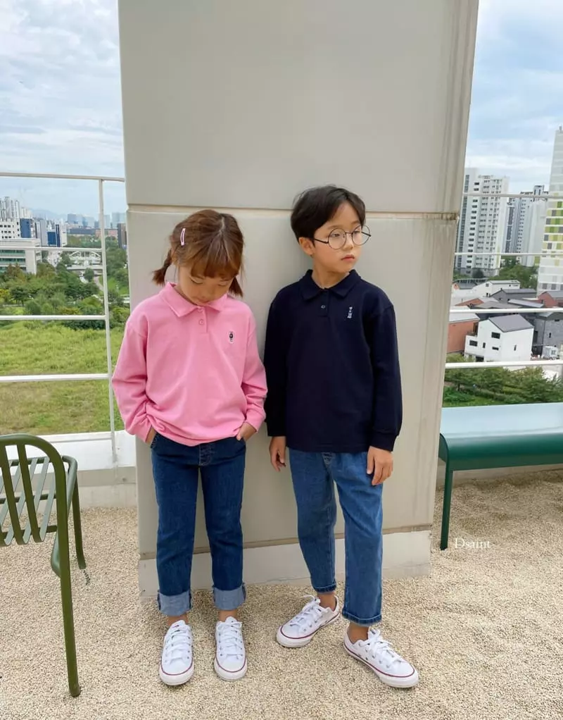 Dsaint - Korean Children Fashion - #kidzfashiontrend - Mini Bear PK Tee - 8