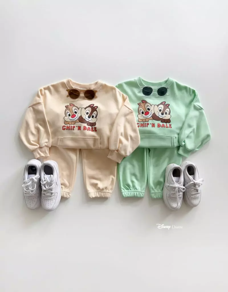 Dsaint - Korean Children Fashion - #kidzfashiontrend - Bubibubi Chip And Dale Set - 7
