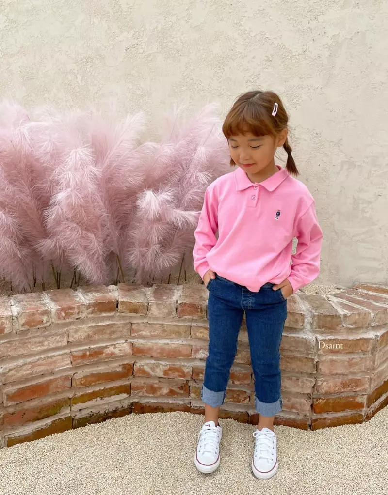Dsaint - Korean Children Fashion - #littlefashionista - Mini Bear PK Tee - 10