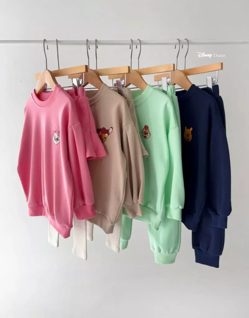 Dsaint - Korean Children Fashion - #littlefashionista - Disney Friends Top Bottom Set