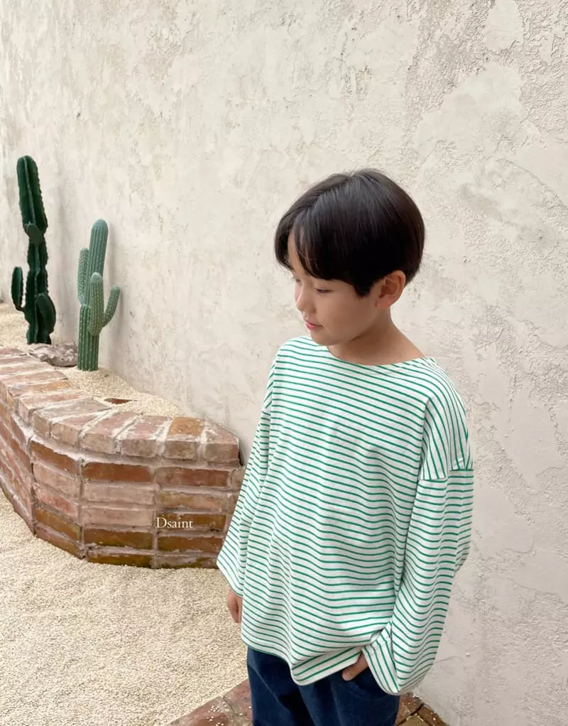 Dsaint - Korean Children Fashion - #littlefashionista - Simple Stripes Tee - 10
