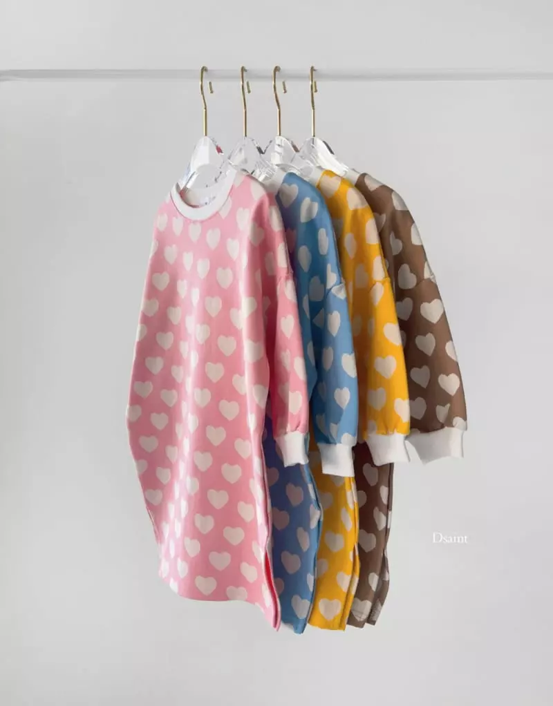 Dsaint - Korean Children Fashion - #magicofchildhood - Heart Slit One-piece - 8