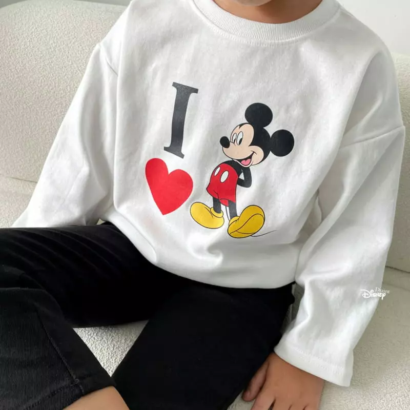 Dsaint - Korean Children Fashion - #magicofchildhood - I Love Mickey Tee