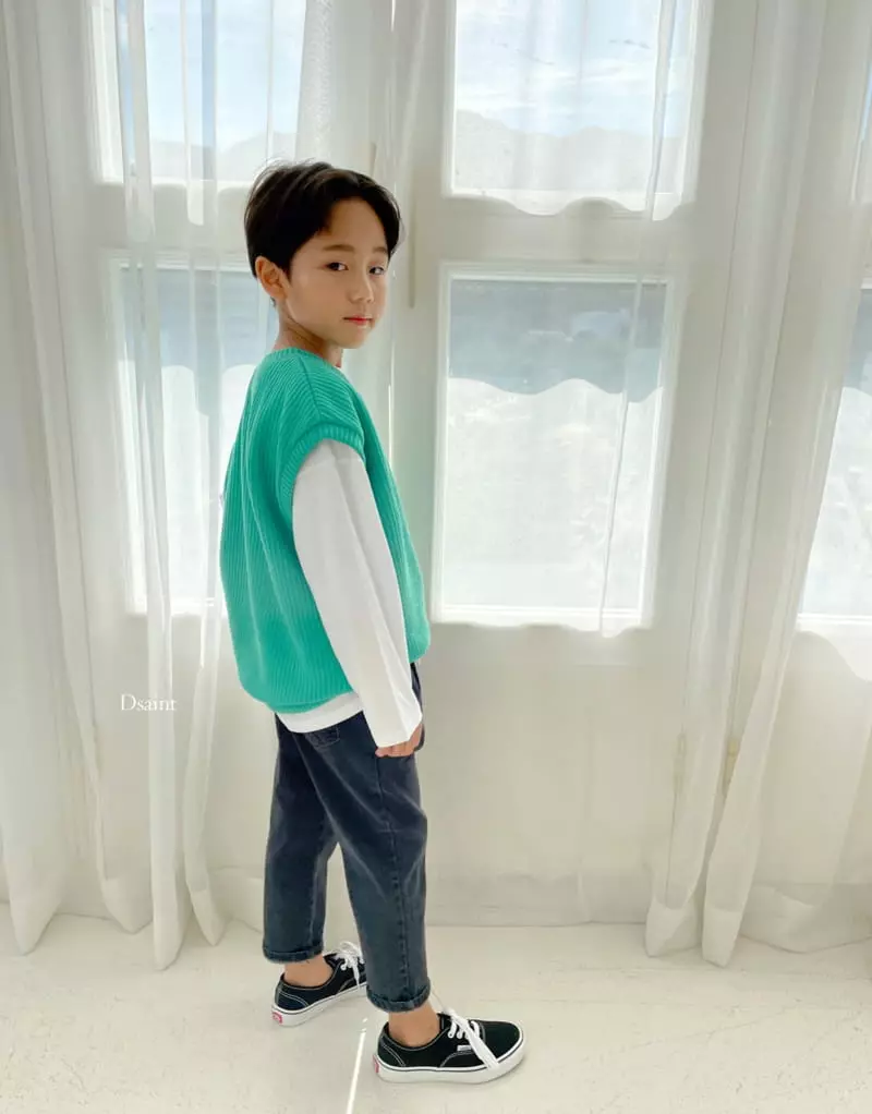 Dsaint - Korean Children Fashion - #littlefashionista - Special Span Jeans - 4