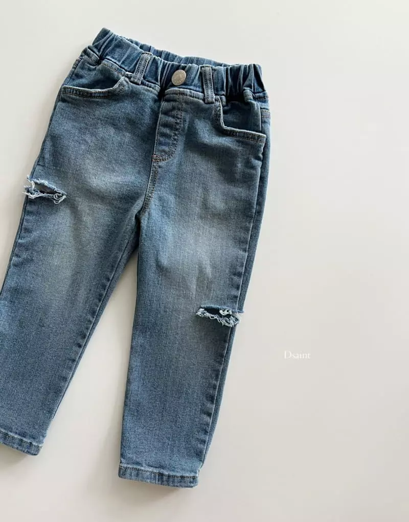 Dsaint - Korean Children Fashion - #magicofchildhood - Side Vintage Jeans - 6