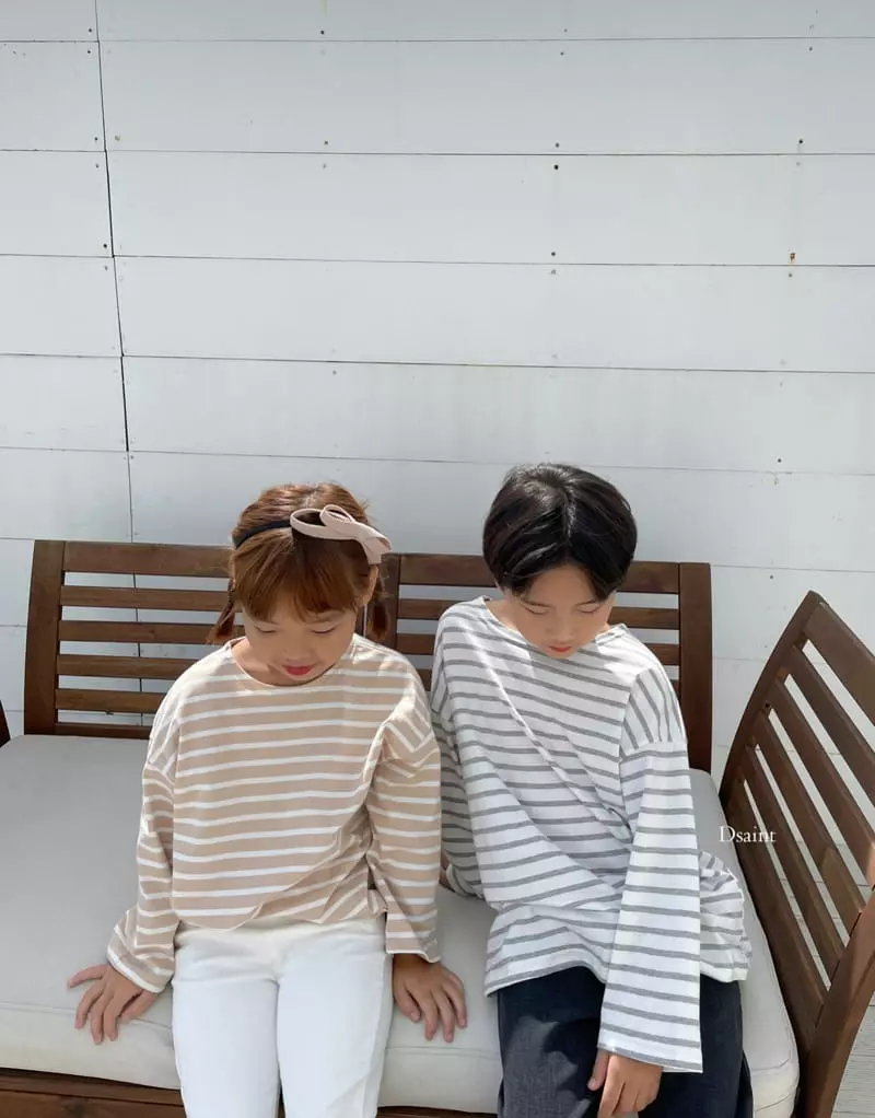 Dsaint - Korean Children Fashion - #magicofchildhood - Classic Stripes Tee - 3