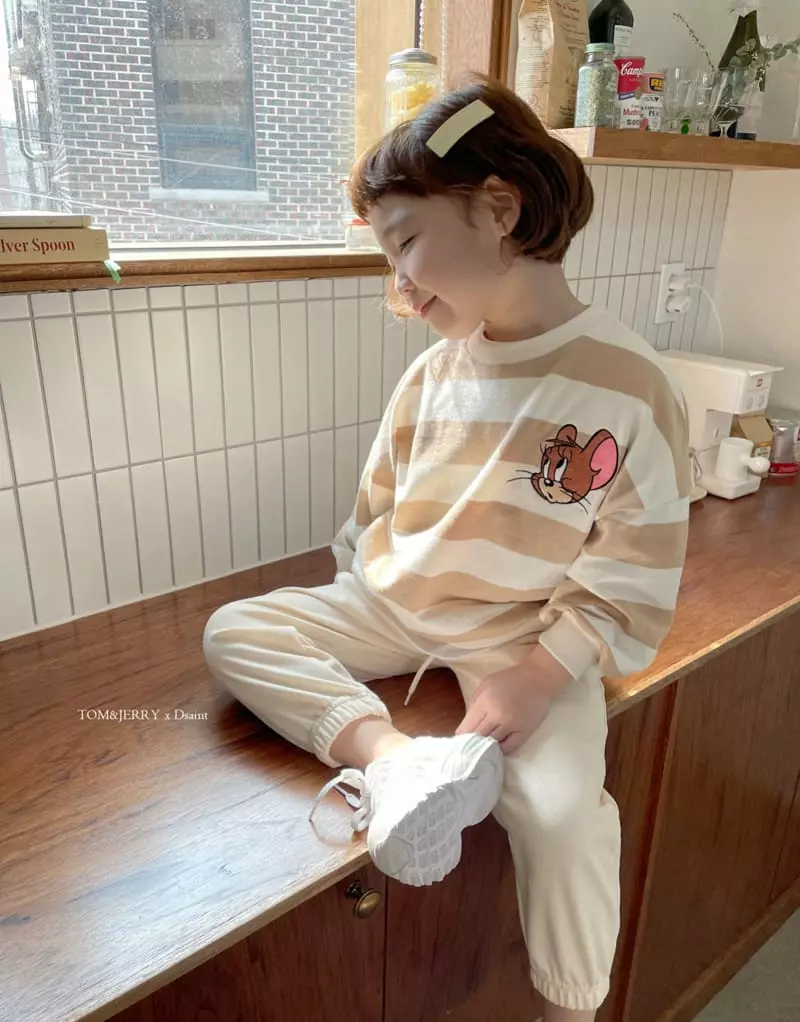Dsaint - Korean Children Fashion - #minifashionista - Amazing Stripes Sweatshirt - 3
