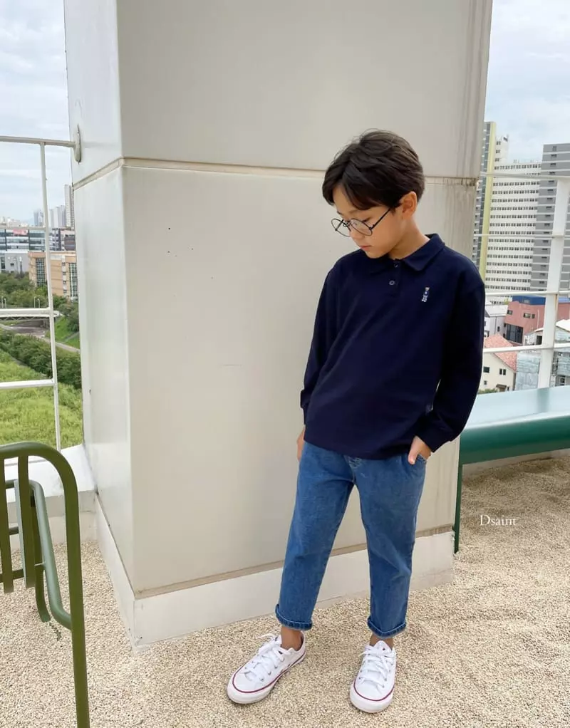 Dsaint - Korean Children Fashion - #minifashionista - Mini Bear PK Tee - 12
