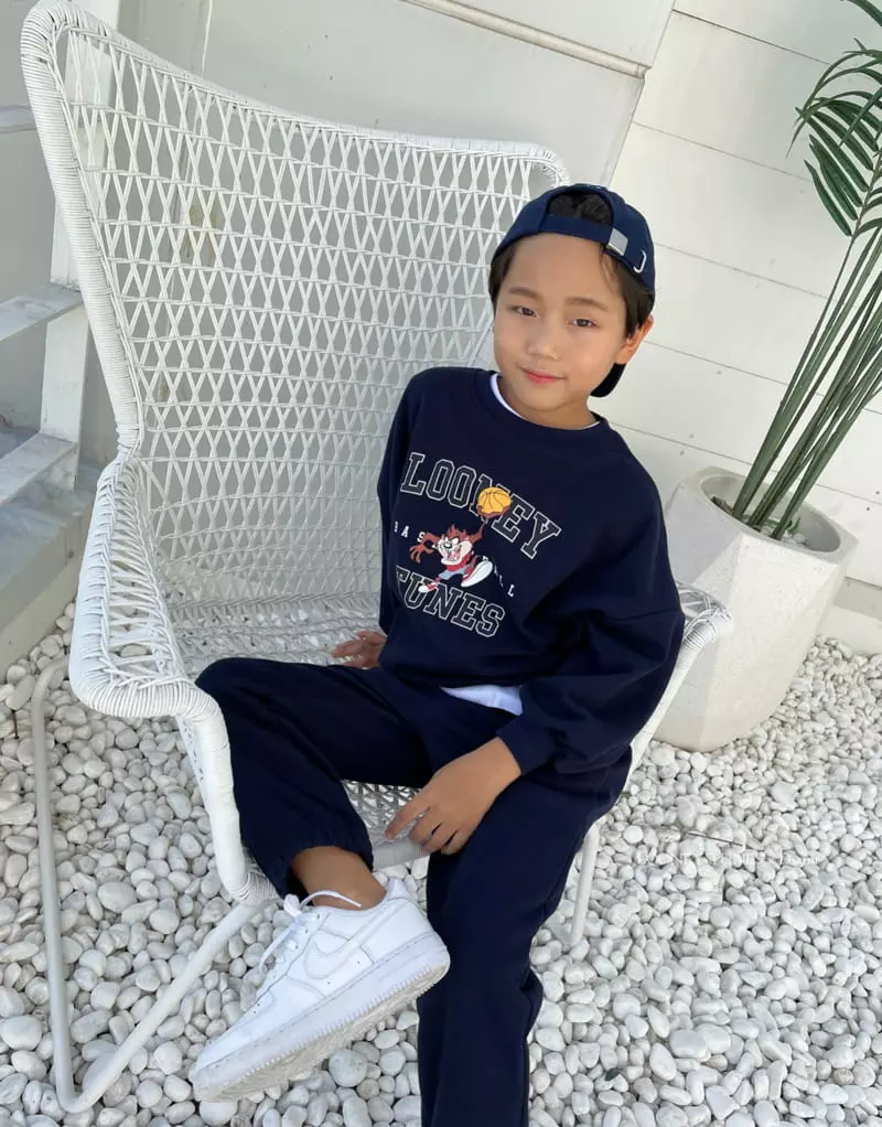 Dsaint - Korean Children Fashion - #minifashionista - Tun Basketball Friends Set - 11
