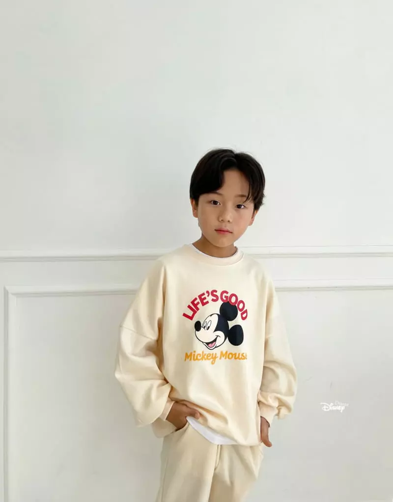 Dsaint - Korean Children Fashion - #minifashionista - Good Mickey Minnie Top Bottom Set - 6