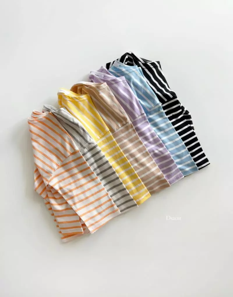 Dsaint - Korean Children Fashion - #magicofchildhood - Classic Stripes Tee - 4