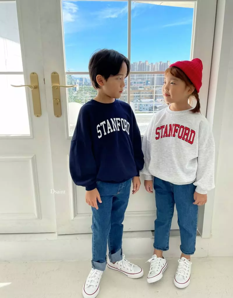 Dsaint - Korean Children Fashion - #minifashionista - Standford Sweatshirt - 4