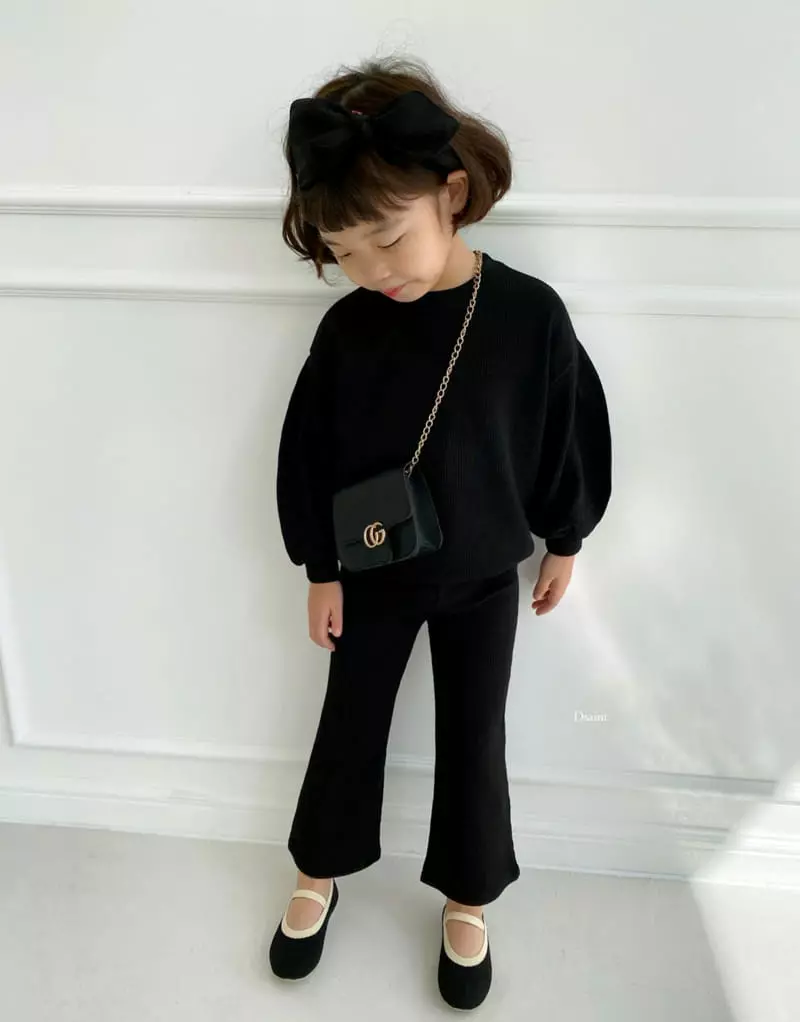 Dsaint - Korean Children Fashion - #prettylittlegirls - Lovely Knit Top Bottom Set - 6